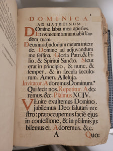 Psalterium Romanum Decretis SS. Consilii Tridentini, Summorumque Pontificum, Pii V. Clementis VIII. & Urbani VIII..., 1725