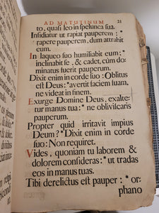 Psalterium Romanum Decretis SS. Consilii Tridentini, Summorumque Pontificum, Pii V. Clementis VIII. & Urbani VIII..., 1725