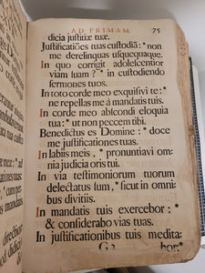 Psalterium Romanum Decretis SS. Consilii Tridentini, Summorumque Pontificum, Pii V. Clementis VIII. & Urbani VIII..., 1725