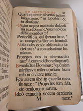 Load image into Gallery viewer, Psalterium Romanum Decretis SS. Consilii Tridentini, Summorumque Pontificum, Pii V. Clementis VIII. &amp; Urbani VIII..., 1725