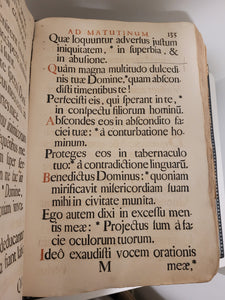 Psalterium Romanum Decretis SS. Consilii Tridentini, Summorumque Pontificum, Pii V. Clementis VIII. & Urbani VIII..., 1725