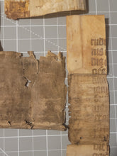 Load image into Gallery viewer, Medieval Binder’s Waste Fragment Study Lot, 12th-15th Century. 10 Pieces