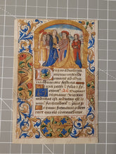 Load image into Gallery viewer, ***RESERVED*** The Marriage of the Virgin. Miniature From an Illuminated Manuscript Book of Hours, Use of Rome(?), Rouen. Circa 1480-1500