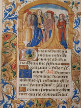 Load image into Gallery viewer, ***RESERVED*** The Marriage of the Virgin. Miniature From an Illuminated Manuscript Book of Hours, Use of Rome(?), Rouen. Circa 1480-1500