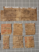 Load image into Gallery viewer, Medieval Binder’s Waste Fragment Study Lot, 12th-14th Century. 11 Pieces