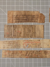 Load image into Gallery viewer, Medieval Binder’s Waste Fragment Study Lot, 12th-14th Century. 11 Pieces