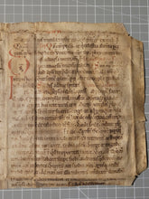 Load image into Gallery viewer, ***RESERVED*** Bifolio Leaf Fragment from a Latin Missal, Germany, Late 11th to Early 12th Century. Manuscript on Parchment. 24 Lines of Carolingian Script. Recovered from a Binding