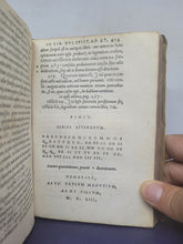 Load image into Gallery viewer, In Epistolas Ciceronis ad Atticum, Pauli Manutii commentaries; Bound With; Pauli Manutii Commentarius In epistolas M. Tullii Ciceronis ad M. Iunium Brutum &amp; ad Q. Ciceronem fratrem, 1553/1557