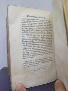 In Epistolas Ciceronis ad Atticum, Pauli Manutii commentaries; Bound With; Pauli Manutii Commentarius In epistolas M. Tullii Ciceronis ad M. Iunium Brutum &amp; ad Q. Ciceronem fratrem, 1553/1557