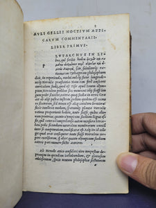 Auli Gellii Noctium Atticarum Libri Undeuiginti, 1515