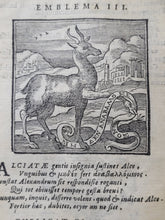 Load image into Gallery viewer, Emblemata V. Cl. Andreae Alciati: cu[m] imaginibus plerisque restitutis ad mentem auctoris, 1618