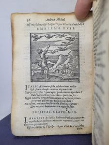 Emblemata V. Cl. Andreae Alciati: cu[m] imaginibus plerisque restitutis ad mentem auctoris, 1618