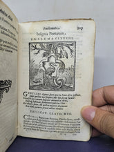 Load image into Gallery viewer, Emblemata V. Cl. Andreae Alciati: cu[m] imaginibus plerisque restitutis ad mentem auctoris, 1618