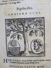 Load image into Gallery viewer, Emblemata V. Cl. Andreae Alciati: cu[m] imaginibus plerisque restitutis ad mentem auctoris, 1618