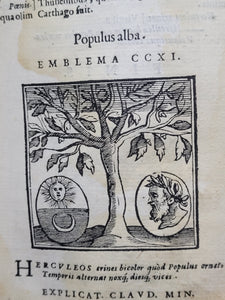 Emblemata V. Cl. Andreae Alciati: cu[m] imaginibus plerisque restitutis ad mentem auctoris, 1618