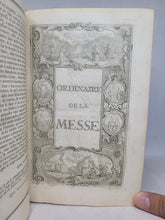 Load image into Gallery viewer, L&#39;Office de la Semaine Sainte, à l&#39;usage de la Maison du Roi. Imprimé par exprès commandement de Sa Majesté, 1743. Arms of King Louis XV. Fanfare Binding Attributable to Antoine Michel Padeloup