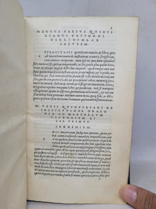 [De Institutione Oratoria], August 1514