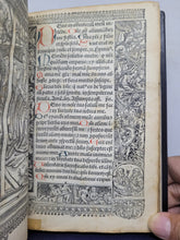 Load image into Gallery viewer, Horae, Use of Rome. Heures a l&#39;usaige de Romme, Book of Hours Circa 1500-1510. With a Bonus Leaf from Cy commence la Destruction de Hierusalem