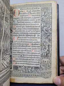 Horae, Use of Rome. Heures a l'usaige de Romme, Book of Hours Circa 1500-1510. With a Bonus Leaf from Cy commence la Destruction de Hierusalem