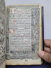 Load image into Gallery viewer, Horae, Use of Rome. Heures a l&#39;usaige de Romme, Book of Hours Circa 1500-1510. With a Bonus Leaf from Cy commence la Destruction de Hierusalem