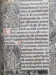 Horae, Use of Rome. Heures a l'usaige de Romme, Book of Hours Circa 1500-1510. With a Bonus Leaf from Cy commence la Destruction de Hierusalem