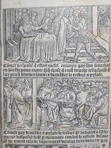 Horae, Use of Rome. Heures a l'usaige de Romme, Book of Hours Circa 1500-1510. With a Bonus Leaf from Cy commence la Destruction de Hierusalem