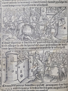 Horae, Use of Rome. Heures a l'usaige de Romme, Book of Hours Circa 1500-1510. With a Bonus Leaf from Cy commence la Destruction de Hierusalem