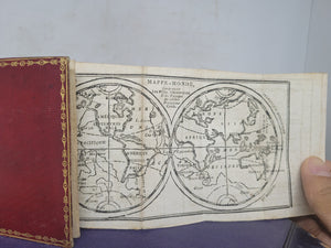 Etrennes Interessantes des Quatre Parties du Monde, 1814. Finely Bound Miniature Almanac