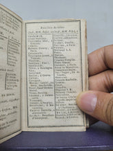 Load image into Gallery viewer, Etrennes Interessantes des Quatre Parties du Monde, 1814. Finely Bound Miniature Almanac