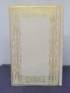 Le Parterre de Flore, 1820. Scarce Miniature Book Bound in a Silk Cartonnage Binding