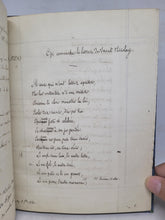 Load image into Gallery viewer, ***RESERVED*** The Life of Saint Nicholas, copied from a text in Old French, Circa 1830. Manuscript on Paper