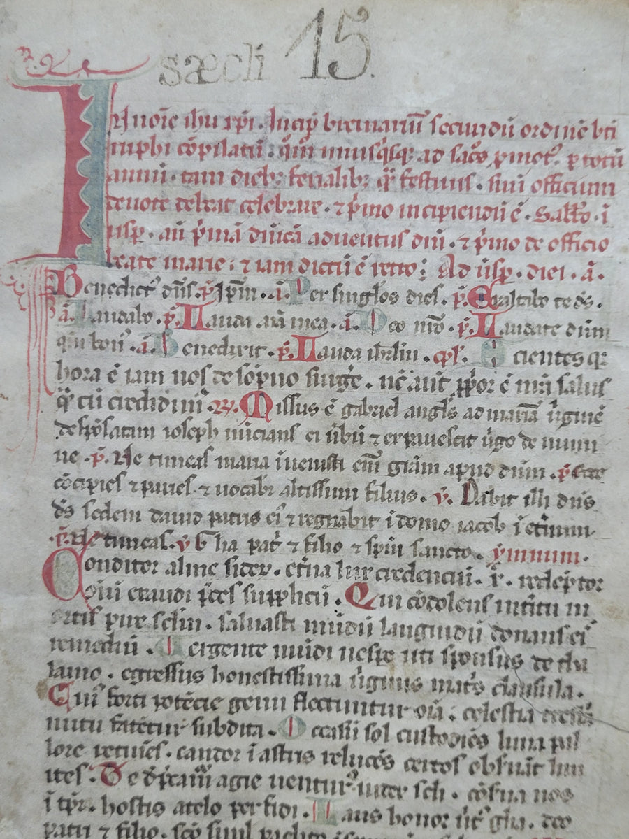 Breviary, Use of the Canons Regular of Saint Rufus, Spain, Circa 1400 ...