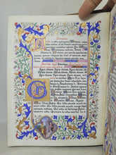 Load image into Gallery viewer, Ordo Missae, 1923. Sumptuously Bound and Beautiful Modern Illuminated Manuscript on Vellum, with Two Full Page Miniatures, and Three Smaller Miniatures