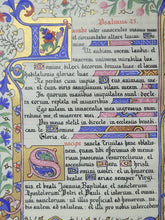 Load image into Gallery viewer, Ordo Missae, 1923. Sumptuously Bound and Beautiful Modern Illuminated Manuscript on Vellum, with Two Full Page Miniatures, and Three Smaller Miniatures