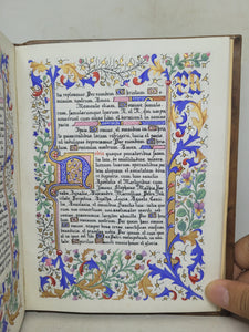 Ordo Missae, 1923. Sumptuously Bound and Beautiful Modern Illuminated Manuscript on Vellum, with Two Full Page Miniatures, and Three Smaller Miniatures