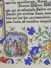 Load image into Gallery viewer, Ordo Missae, 1923. Sumptuously Bound and Beautiful Modern Illuminated Manuscript on Vellum, with Two Full Page Miniatures, and Three Smaller Miniatures