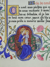 Load image into Gallery viewer, Ordo Missae, 1923. Sumptuously Bound and Beautiful Modern Illuminated Manuscript on Vellum, with Two Full Page Miniatures, and Three Smaller Miniatures