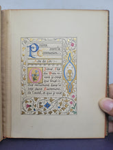 Load image into Gallery viewer, Actes Et Prieres Pour La Communion. Modern Illuminated Calligraphic Manuscript with Two Full Page Miniatures, 1897