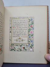 Load image into Gallery viewer, Actes Et Prieres Pour La Communion. Modern Illuminated Calligraphic Manuscript with Two Full Page Miniatures, 1897