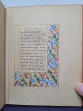 Load image into Gallery viewer, Actes Et Prieres Pour La Communion. Modern Illuminated Calligraphic Manuscript with Two Full Page Miniatures, 1897