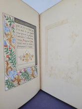 Load image into Gallery viewer, Actes Et Prieres Pour La Communion. Modern Illuminated Calligraphic Manuscript with Two Full Page Miniatures, 1897