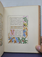 Load image into Gallery viewer, Actes Et Prieres Pour La Communion. Modern Illuminated Calligraphic Manuscript with Two Full Page Miniatures, 1897