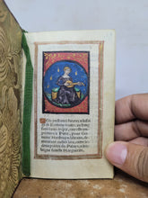 Load image into Gallery viewer, Ces Presentes Heures a l&#39;Usaige de Romme, 1520. Extremely Scarce Illuminated Books of Hours Printed on Vellum, With 9 Large Miniatures, and 6 Smaller Figures. Extremely Scarce, No Recorded Copies on USTC