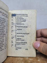 Load image into Gallery viewer, Ces Presentes Heures a l&#39;Usaige de Romme, 1520. Extremely Scarce Illuminated Books of Hours Printed on Vellum, With 9 Large Miniatures, and 6 Smaller Figures. Extremely Scarce, No Recorded Copies on USTC