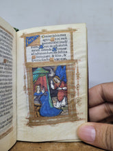 Load image into Gallery viewer, Ces Presentes Heures a l&#39;Usaige de Romme, 1520. Extremely Scarce Illuminated Books of Hours Printed on Vellum, With 9 Large Miniatures, and 6 Smaller Figures. Extremely Scarce, No Recorded Copies on USTC