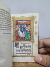 Load image into Gallery viewer, Ces Presentes Heures a l&#39;Usaige de Romme, 1520. Extremely Scarce Illuminated Books of Hours Printed on Vellum, With 9 Large Miniatures, and 6 Smaller Figures. Extremely Scarce, No Recorded Copies on USTC