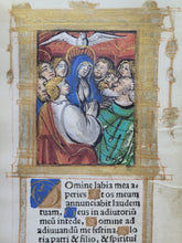 Load image into Gallery viewer, Ces Presentes Heures a l&#39;Usaige de Romme, 1520. Extremely Scarce Illuminated Books of Hours Printed on Vellum, With 9 Large Miniatures, and 6 Smaller Figures. Extremely Scarce, No Recorded Copies on USTC