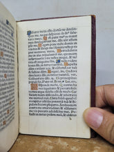 Load image into Gallery viewer, Ces Presentes Heures a l&#39;Usaige de Romme, 1520. Extremely Scarce Illuminated Books of Hours Printed on Vellum, With 9 Large Miniatures, and 6 Smaller Figures. Extremely Scarce, No Recorded Copies on USTC