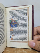 Load image into Gallery viewer, Ces Presentes Heures a l&#39;Usaige de Romme, 1520. Extremely Scarce Illuminated Books of Hours Printed on Vellum, With 9 Large Miniatures, and 6 Smaller Figures. Extremely Scarce, No Recorded Copies on USTC