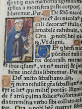 Load image into Gallery viewer, Ces Presentes Heures a l&#39;Usaige de Romme, 1520. Extremely Scarce Illuminated Books of Hours Printed on Vellum, With 9 Large Miniatures, and 6 Smaller Figures. Extremely Scarce, No Recorded Copies on USTC